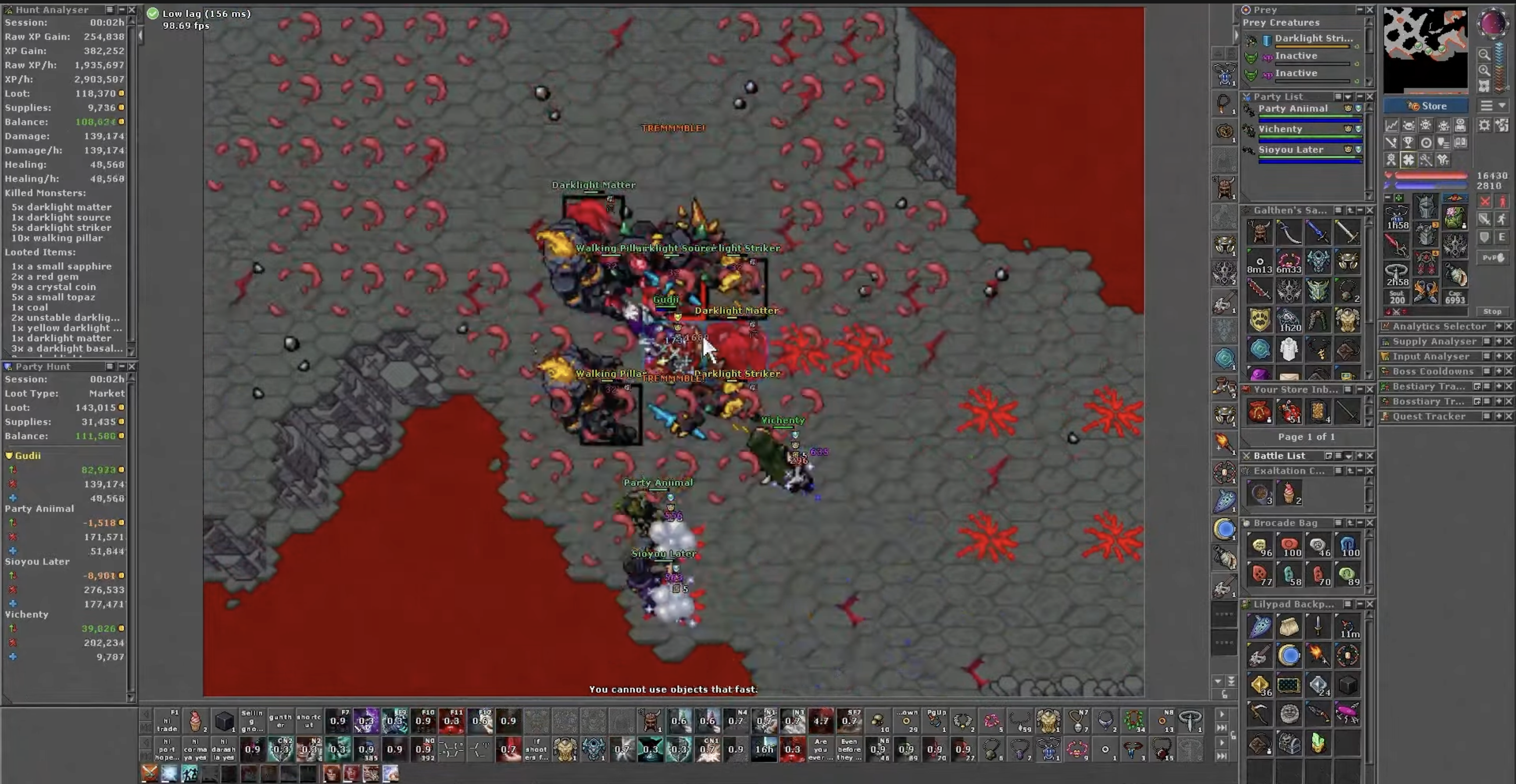 Fill Your Team Hunt and Keep XP/hour Steady